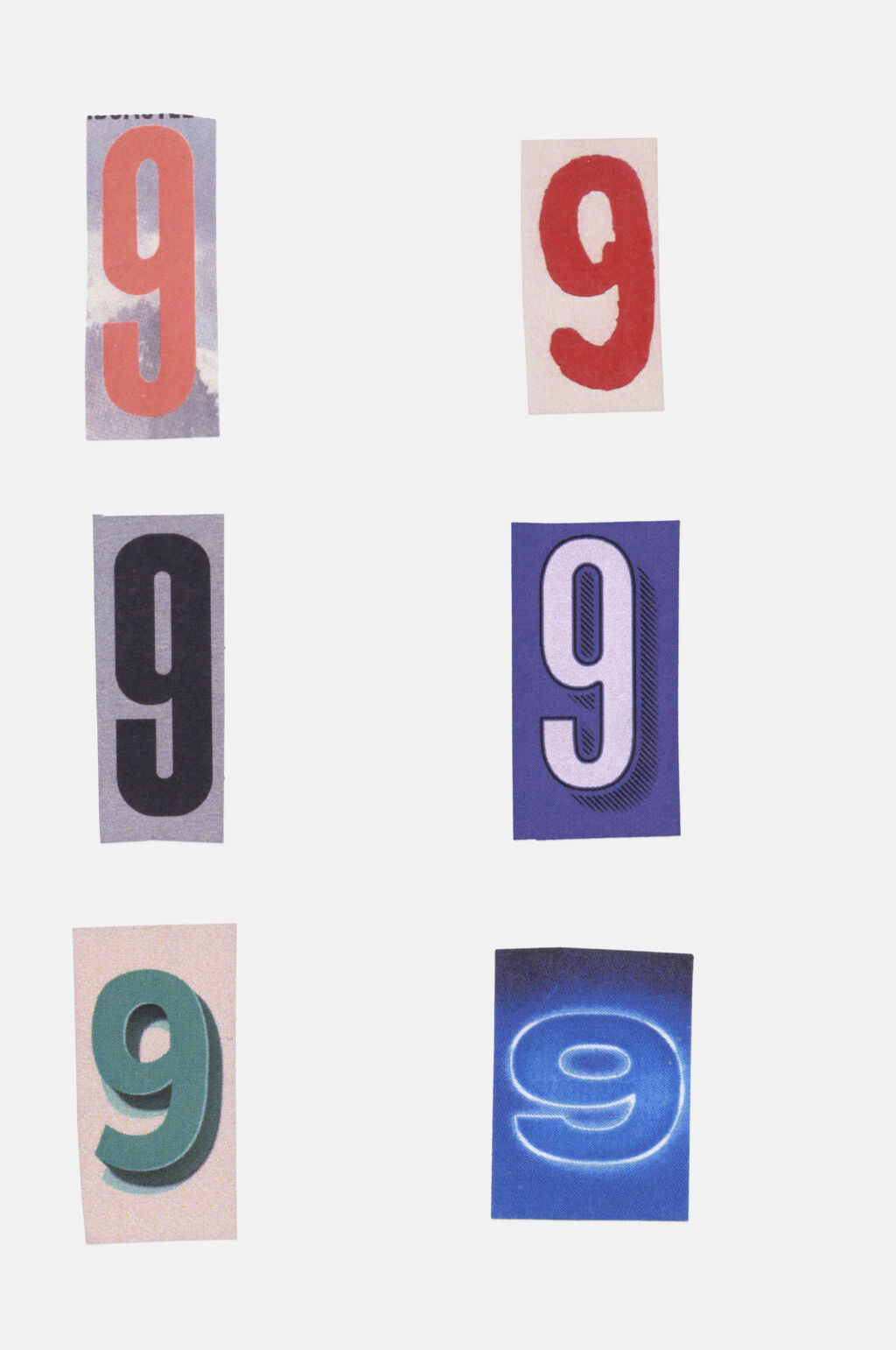 线条蓝色数字字母贴纸免抠素材素材