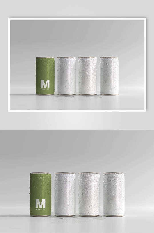 易拉罐饮品包装设计样机