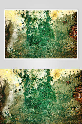 古风经典斑驳污渍生锈墙面图片