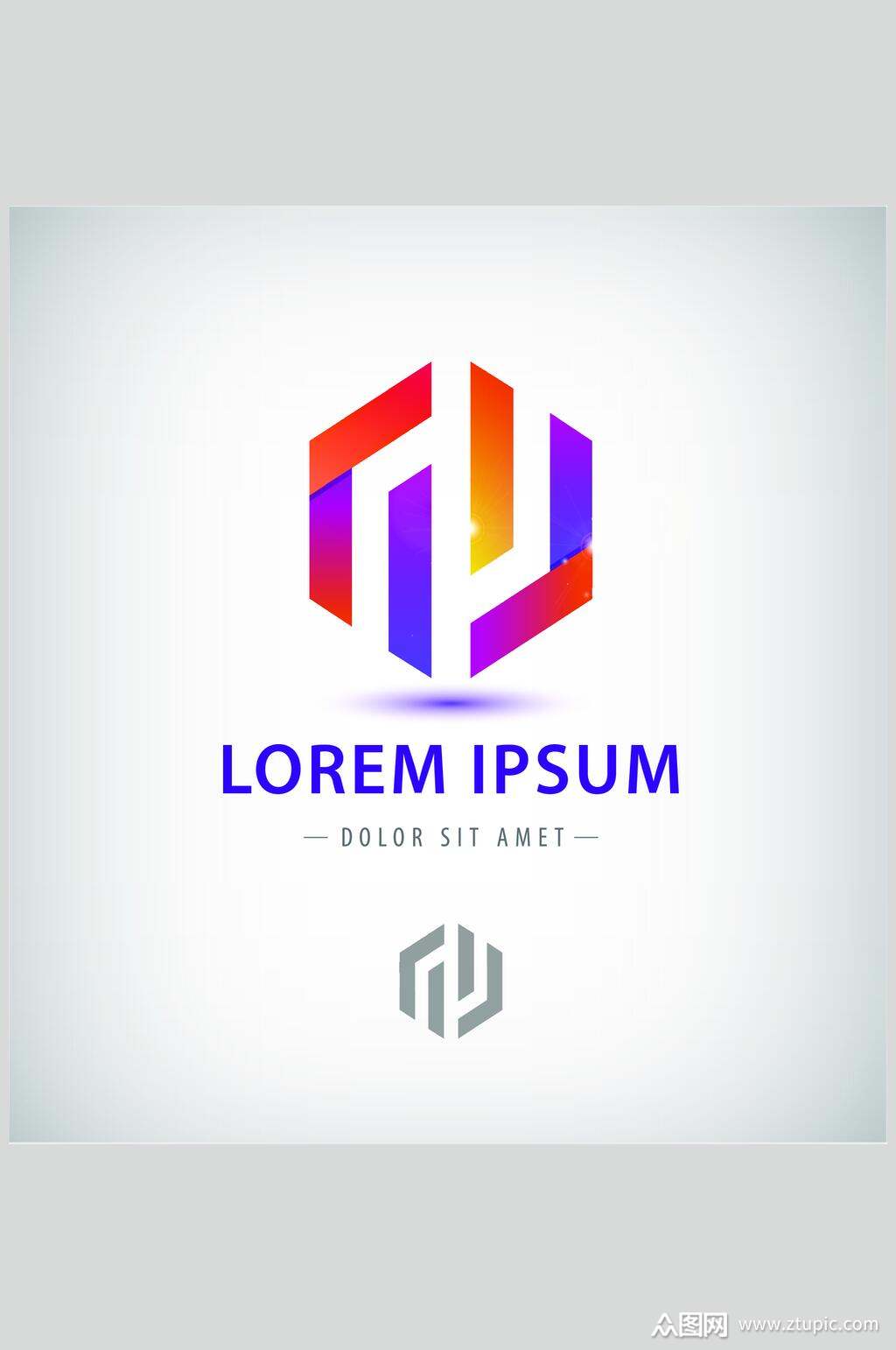 简约矢量商务logo设计素材模板下载-编号4321720-众图网