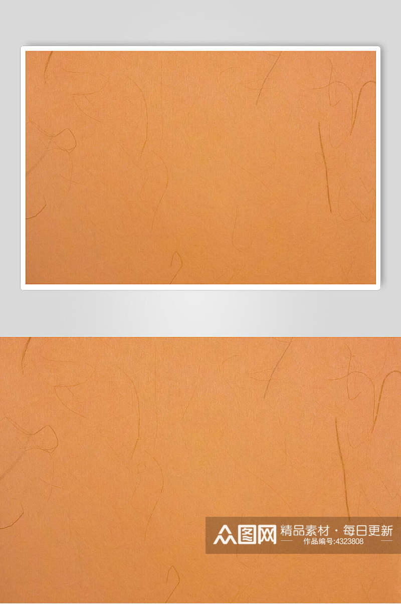 橘色素雅宣纸底纹图片素材