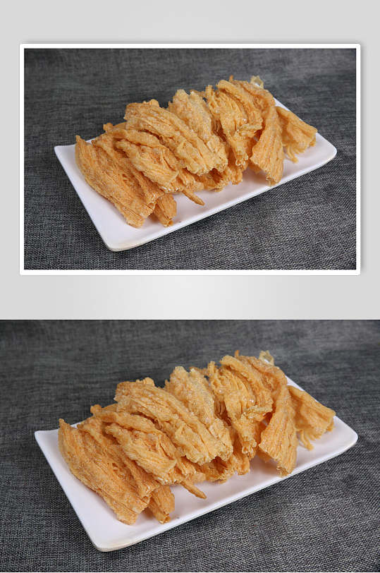 油炸腐竹菜品图片