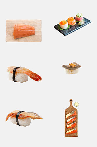 美味寿司美食免抠素材