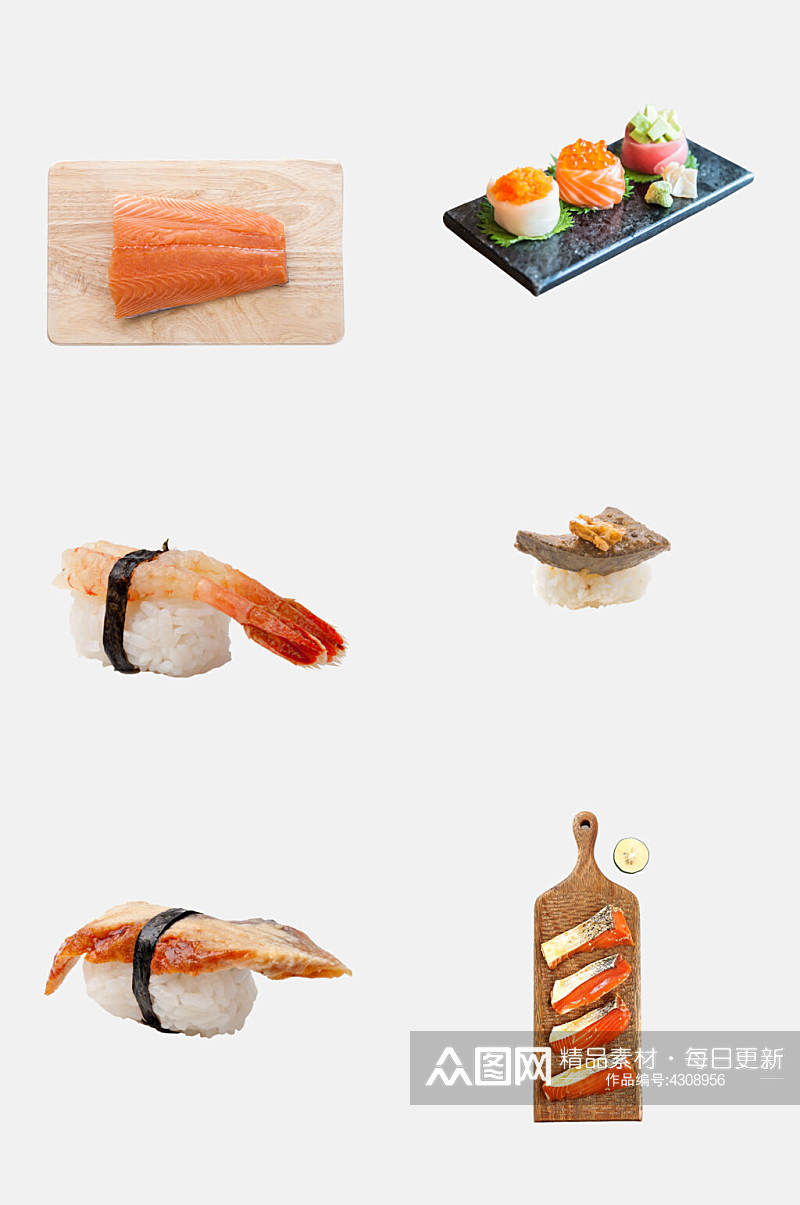 美味寿司美食免抠素材素材