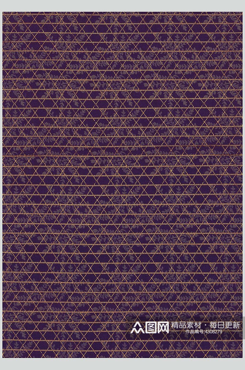 紫色格子布纹布料图片素材