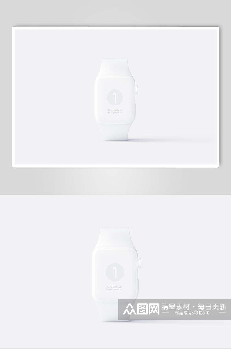 清新瓶子创意大气电脑手机贴图样机素材