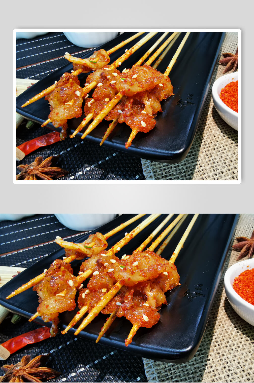 鸡肉烧烤烤肉图片素材