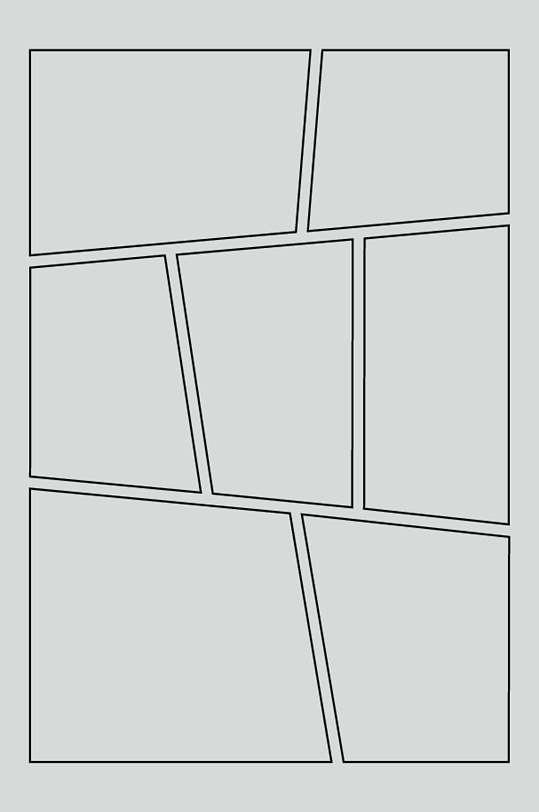 连载期刊漫画框矢量素材