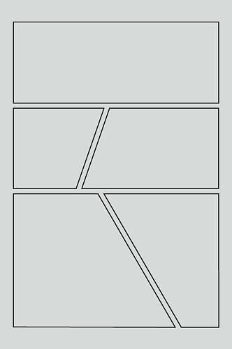 几何漫画框矢量素材