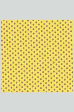 黄色斑点布纹布料图片