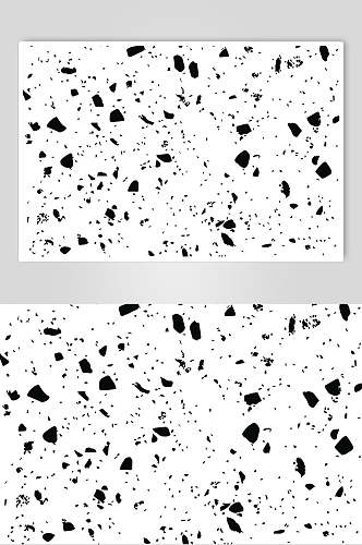 简约黑白创意高端颗粒矢量图案素材