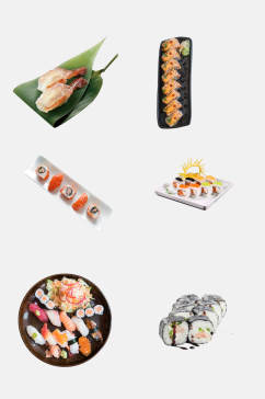 日本寿司美食免抠素材