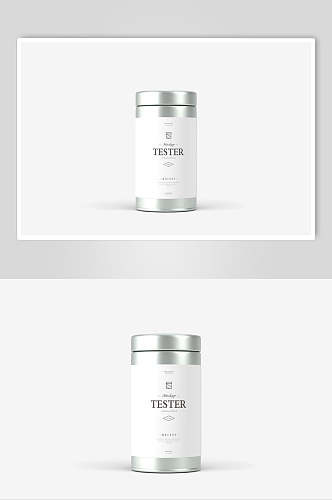 瓶子反光创意奶茶咖啡品牌VI样机