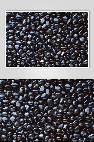 黑色鹅卵石纹大理石图片