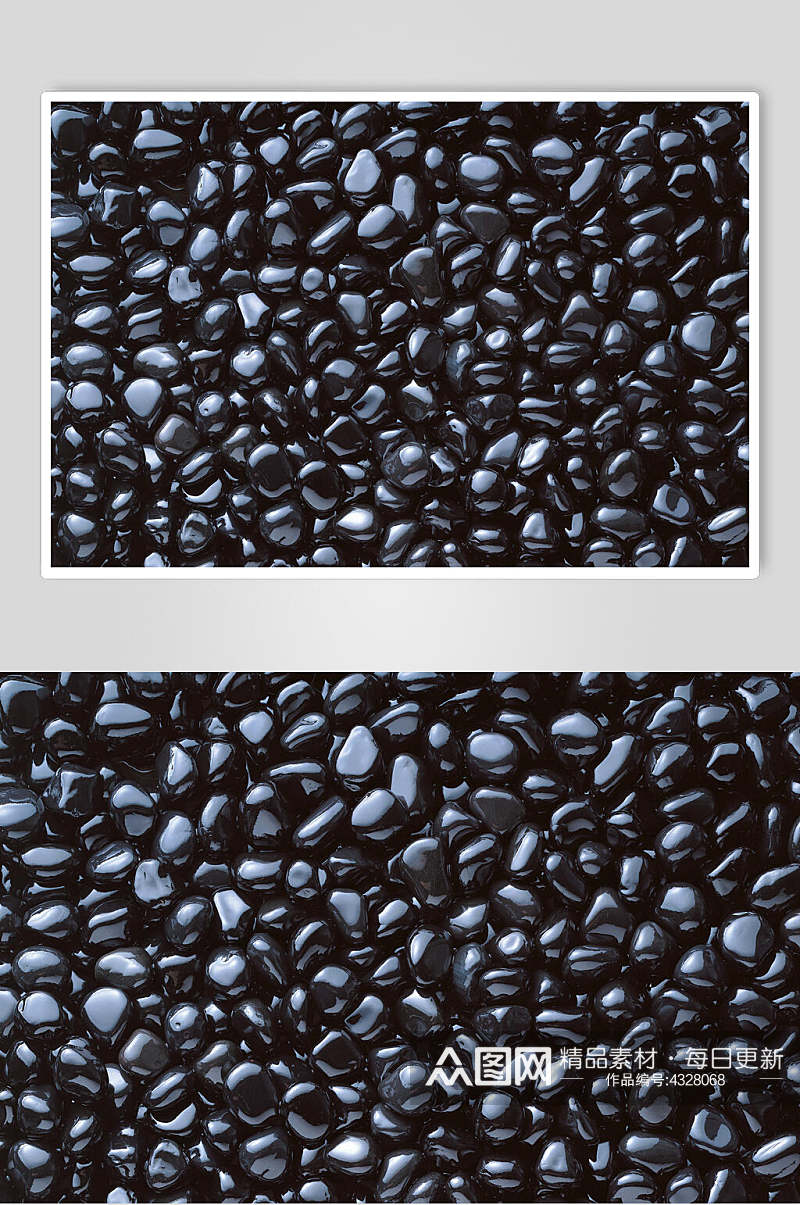 黑色鹅卵石纹大理石图片素材