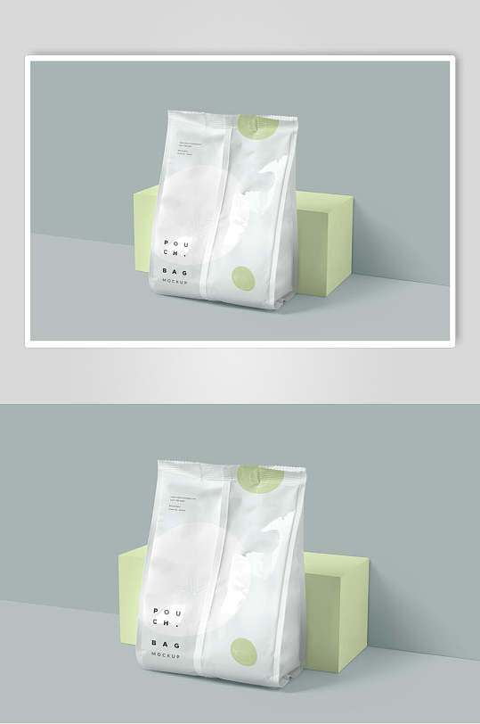 简约袋子展台创意高端食品袋样机
