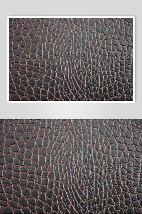 黑色皮革真皮纹理图片