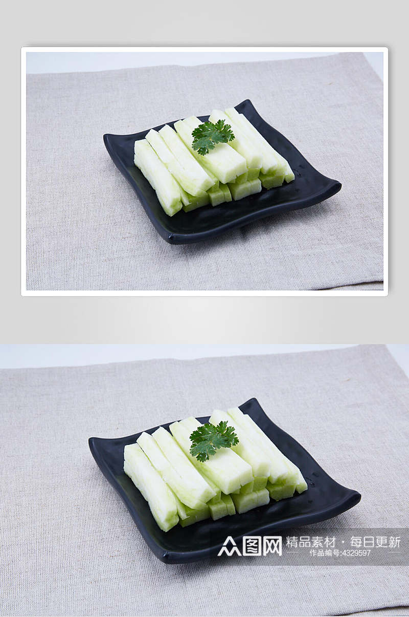 蔬菜切长条块麻辣烫菜摄影图片素材