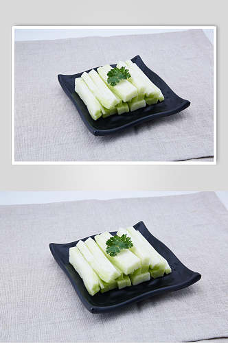 蔬菜切长条块麻辣烫菜摄影图片