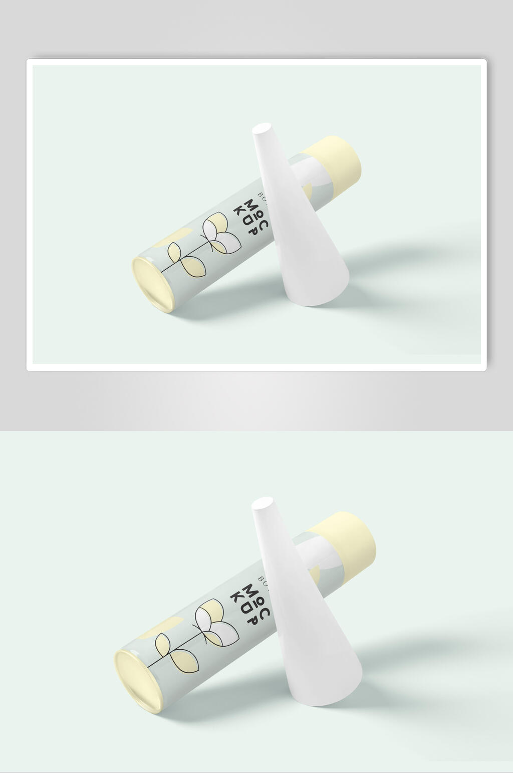 手绘喷雾瓶样机素材