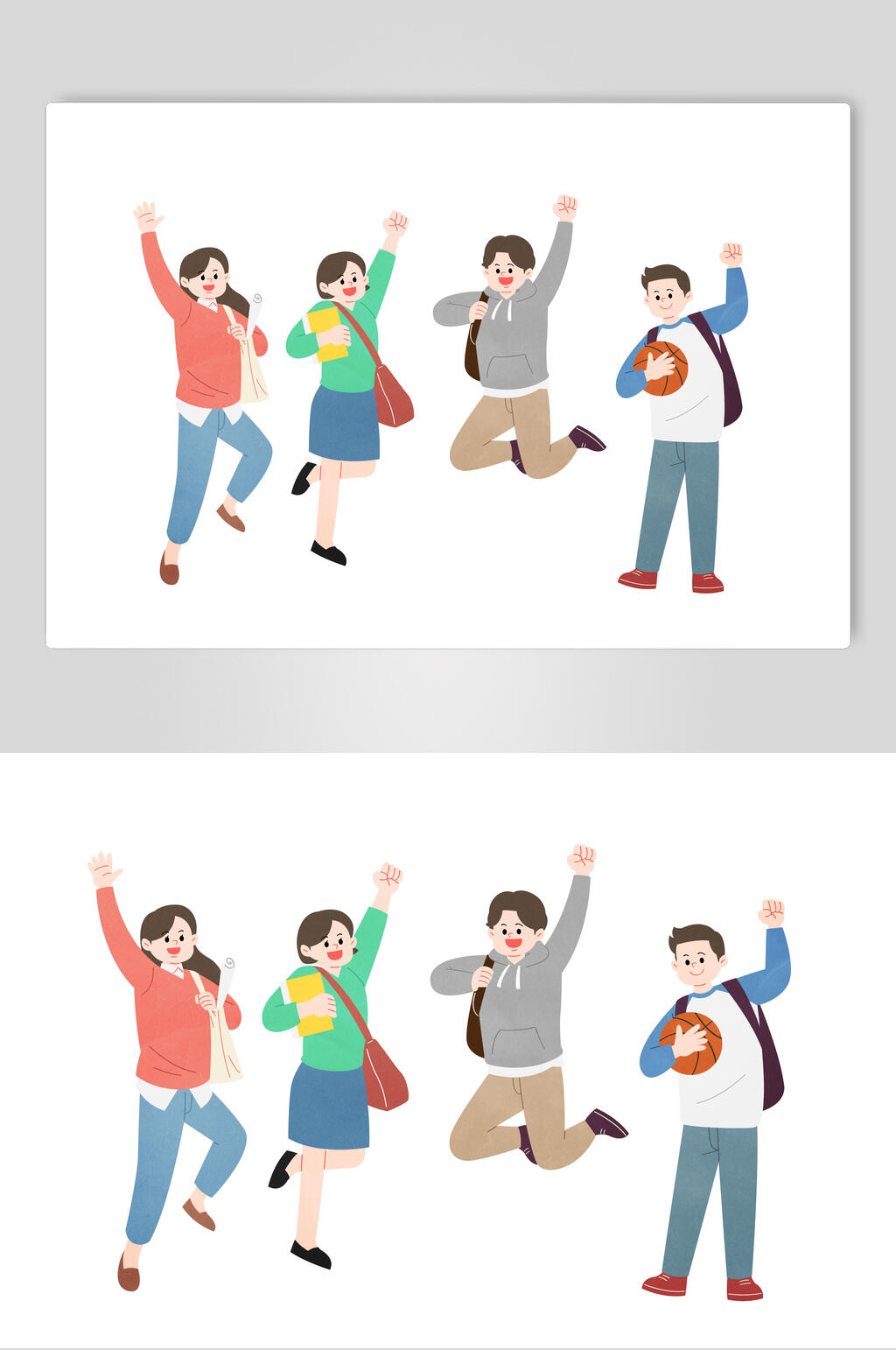书包儿童教育人物素材素材