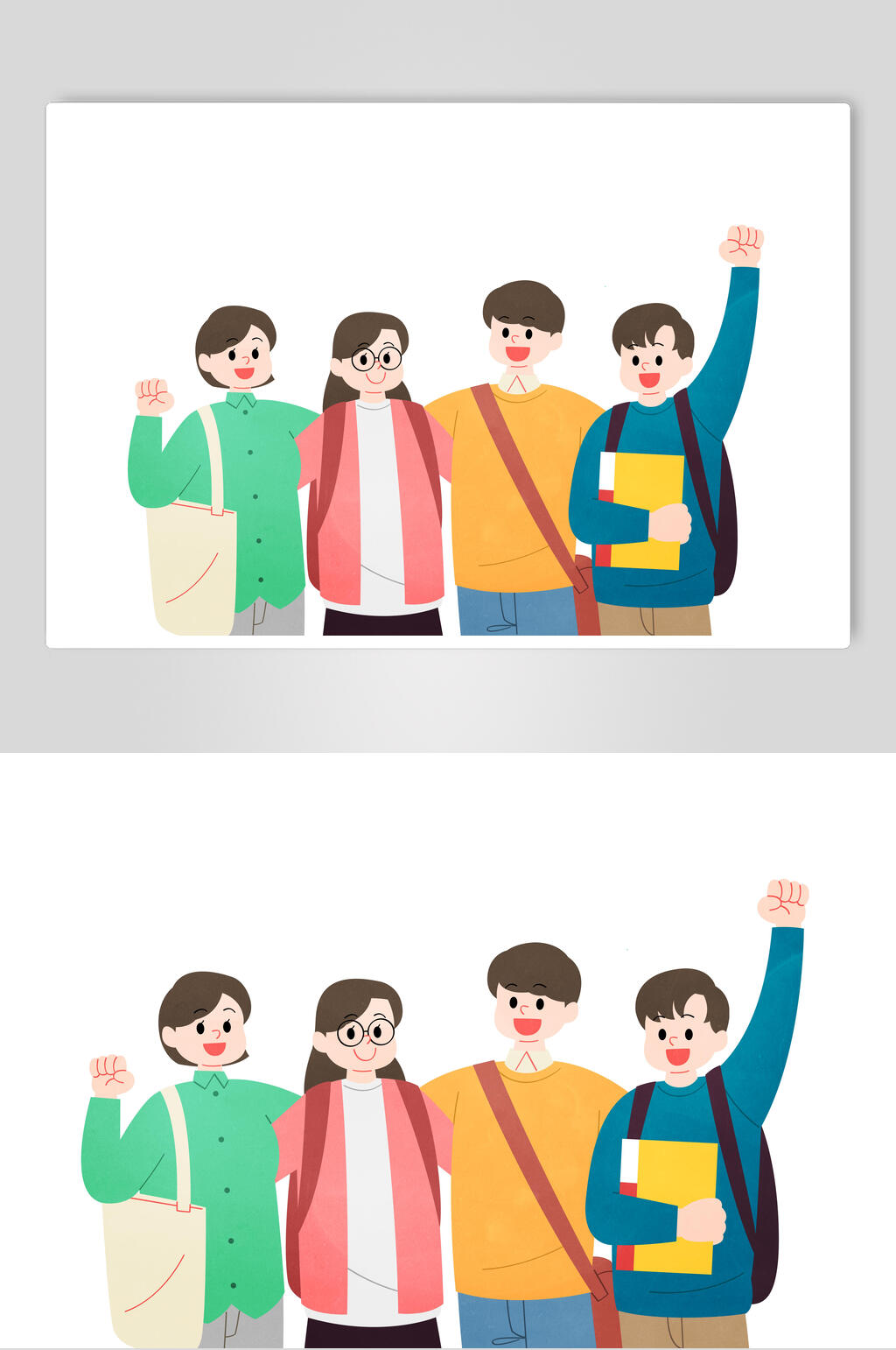 放学儿童教育人物素材素材