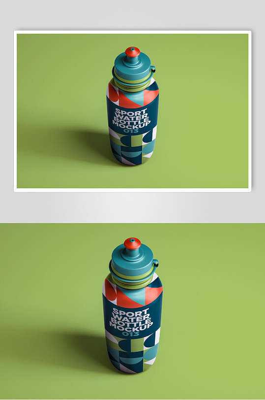 创意塑料运动饮料瓶样机