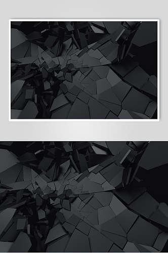 简约创意高端色块暗黑粒子抽象图片