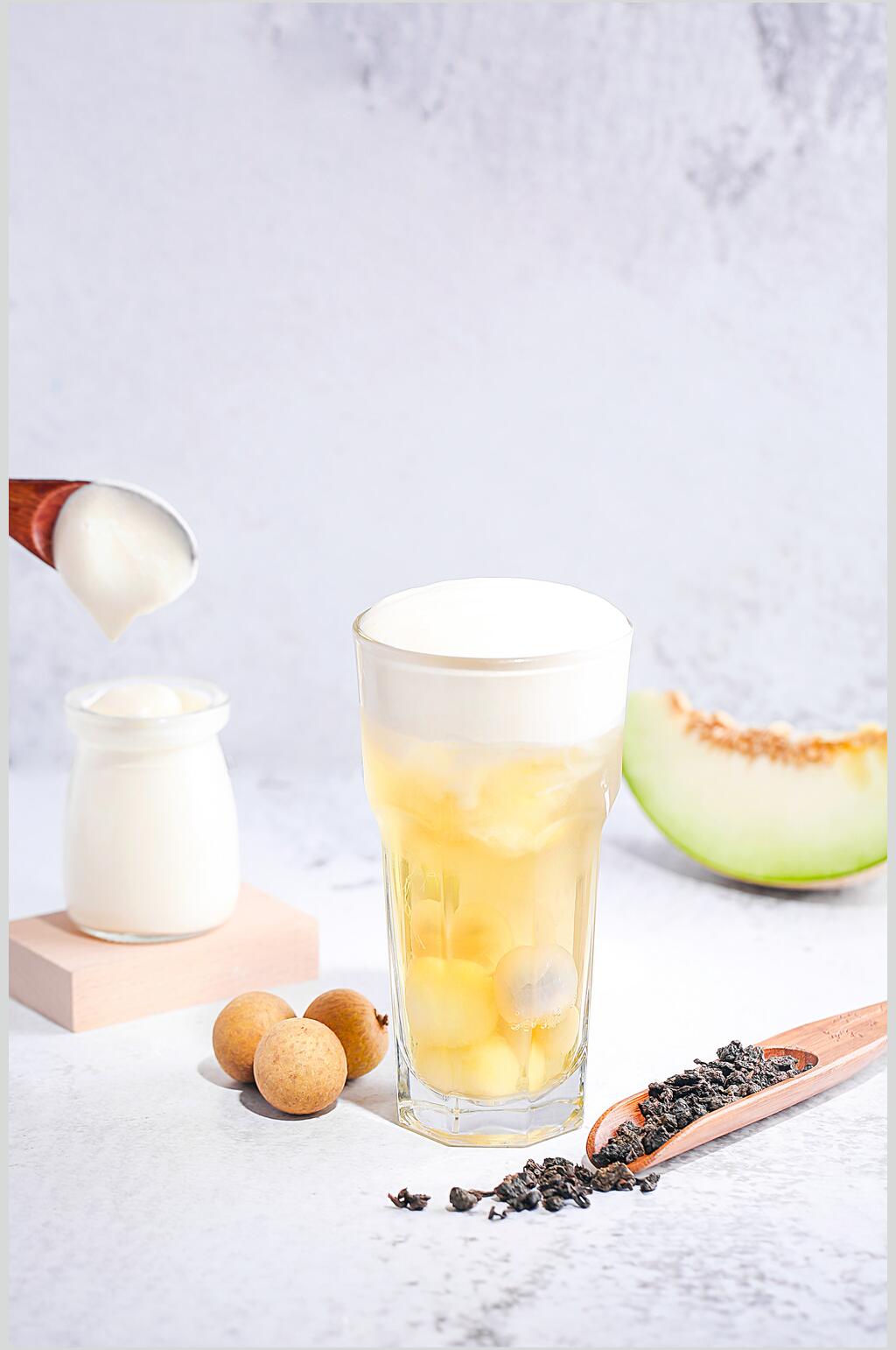 杯子水果清新精致果汁奶茶摄影图片素材