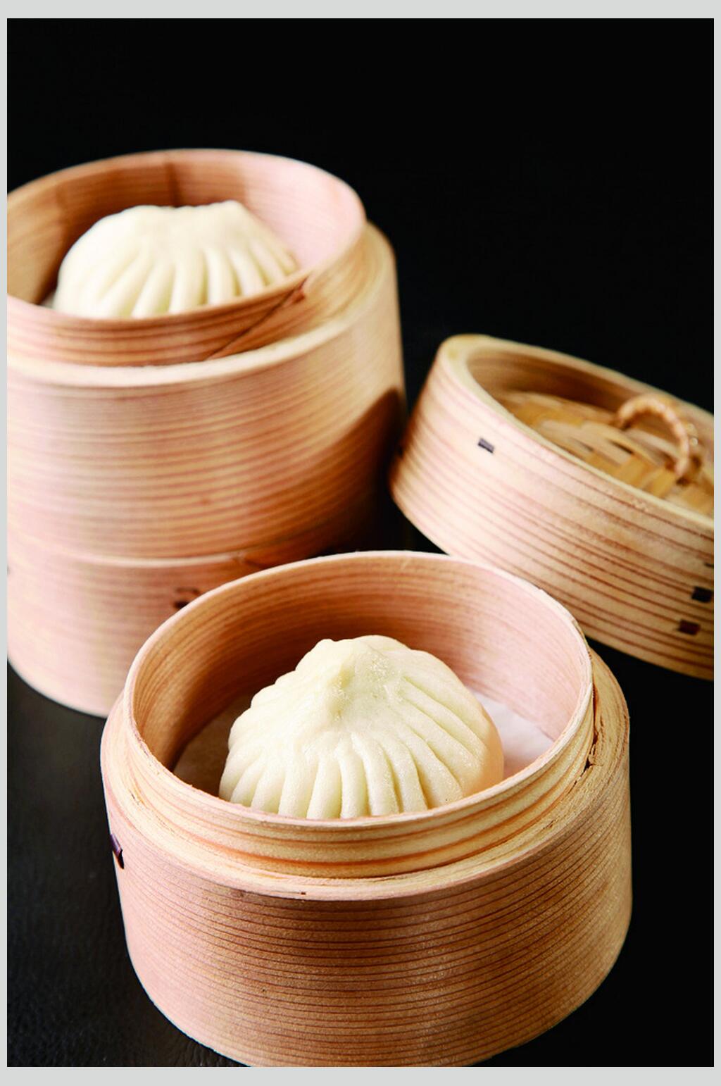 蒸笼灌汤包早点图片素材