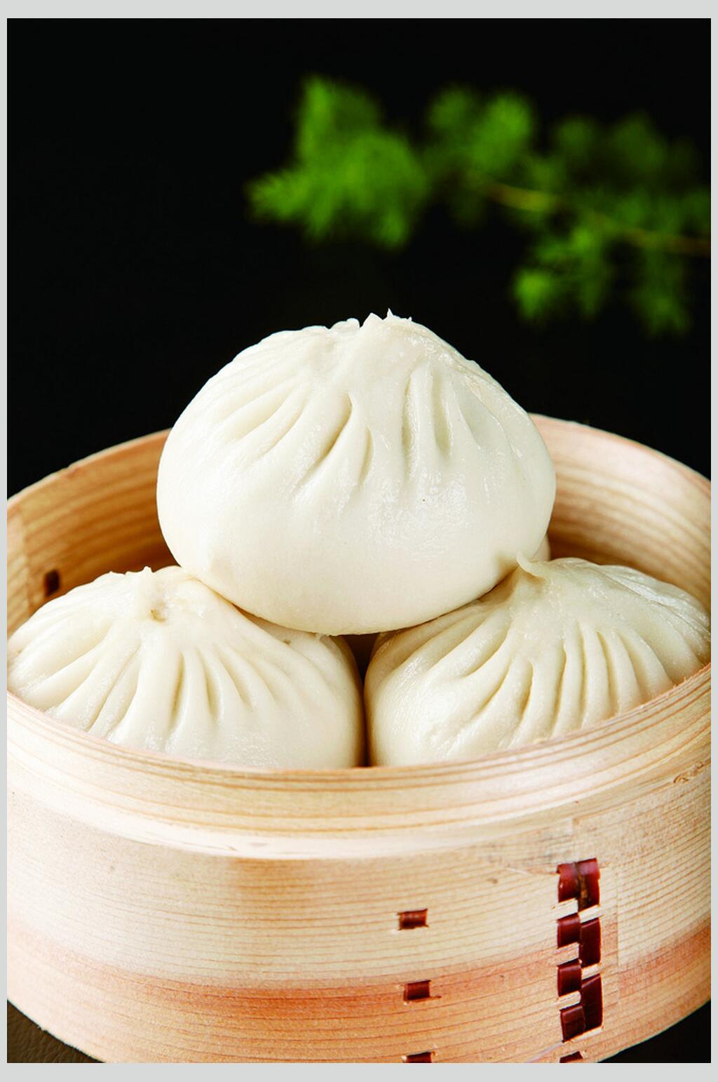 蒸笼朦胧背景创意高端包子早点图片素材