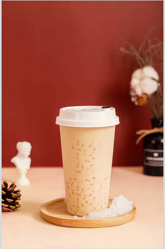 珍珠极简奶茶图片