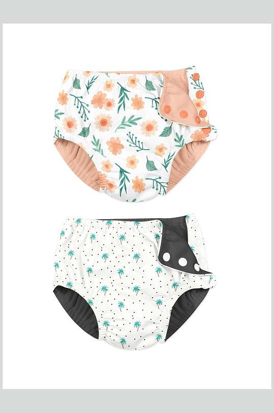 簡(jiǎn)約花朵創(chuàng)意高端可愛嬰兒衣服樣機(jī)