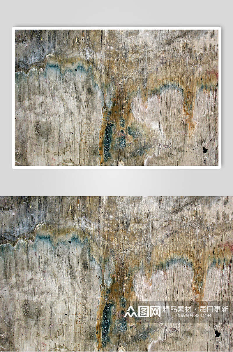 破旧斑驳污渍生锈墙面图片素材