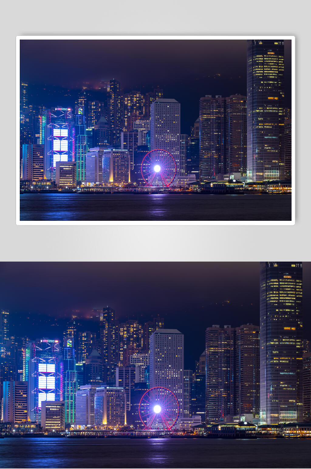 维多利亚实景港口图片素材