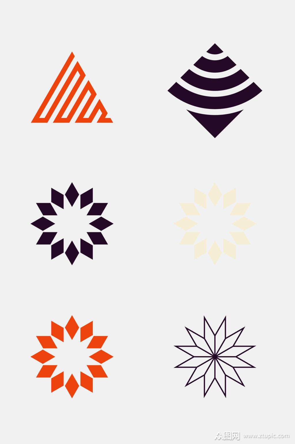 时尚高端大气几何图标免抠设计素材素材