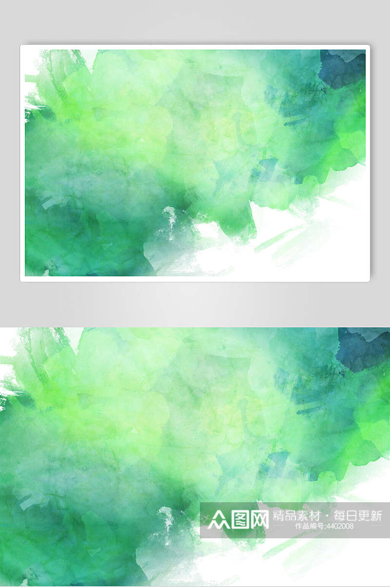 绿色水彩纸质纹理图片素材
