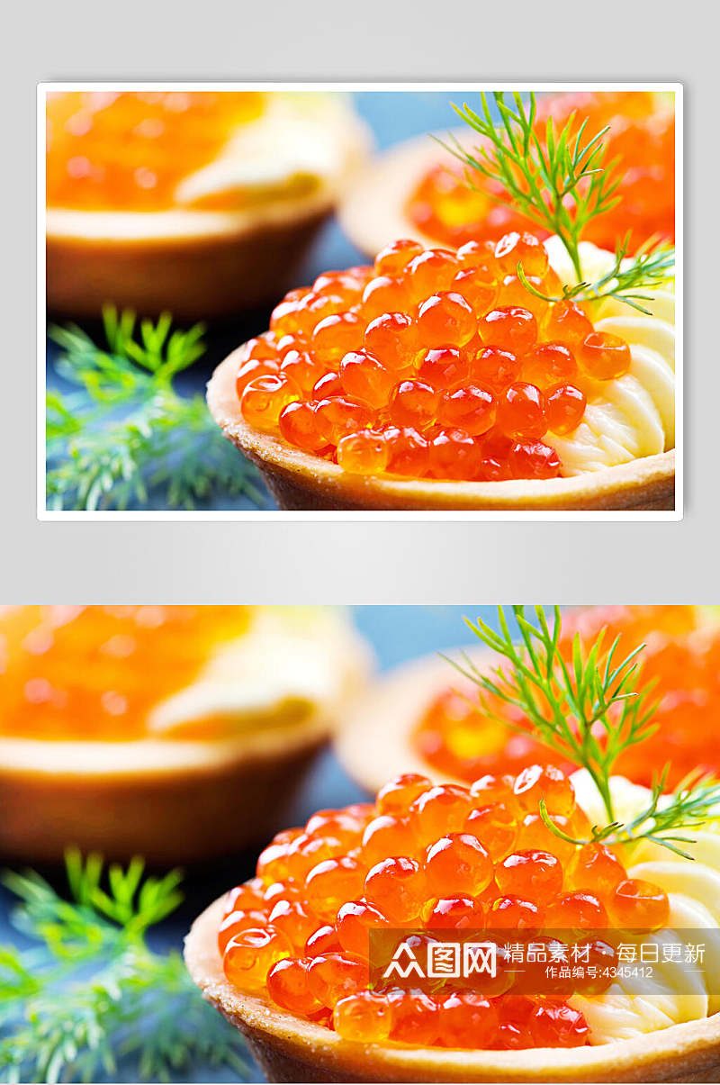 鱼籽寿司美食摄影图片素材