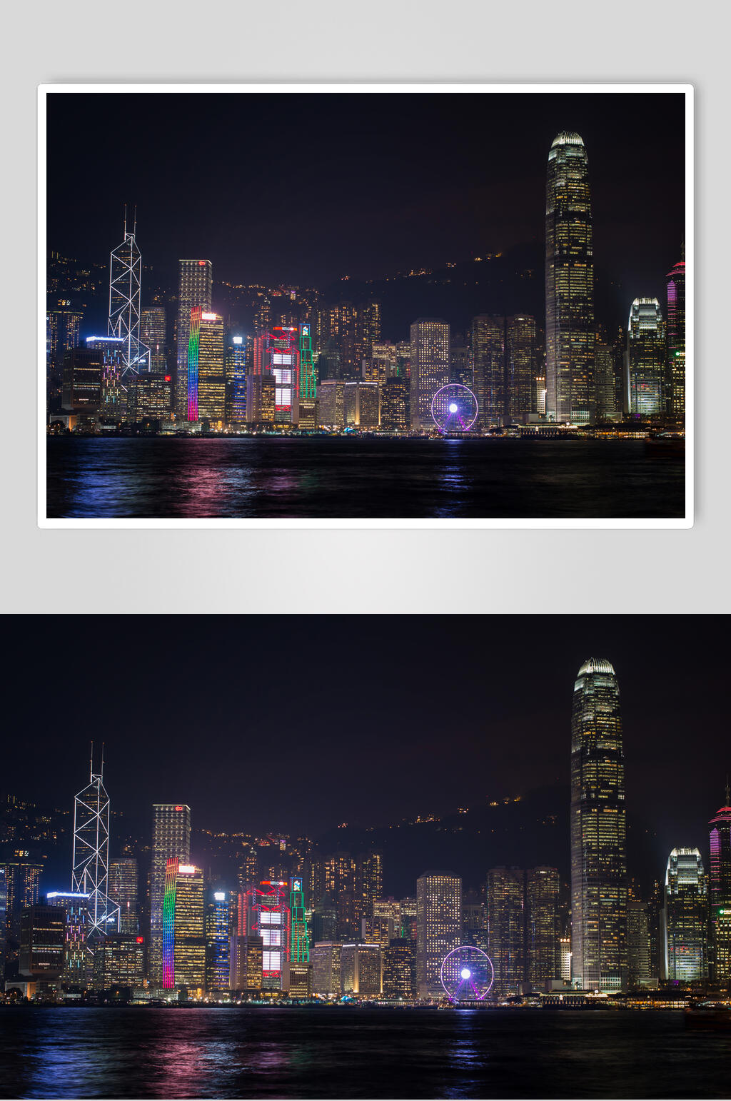 高楼大厦维多利亚港口图片素材