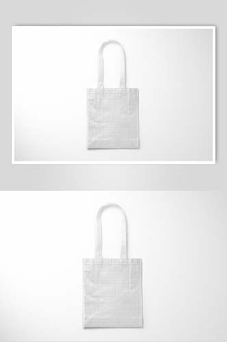 袋子灰色创意高端时尚手提袋样机