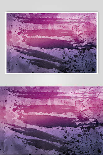 紫色粉色晕染水彩纸质纹理图片