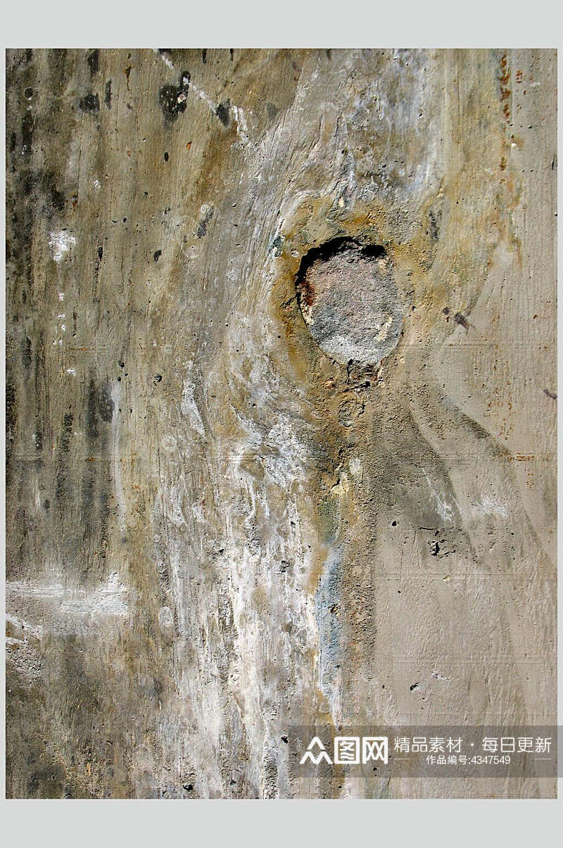 破洞斑驳污渍生锈墙面图片素材