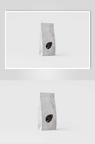 简约灰色创意高端纸袋外卖包装样机
