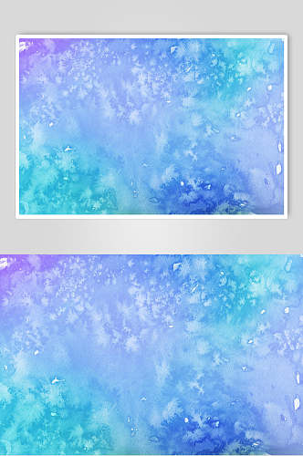 蓝色紫色交织渲染水彩纸质纹理图片