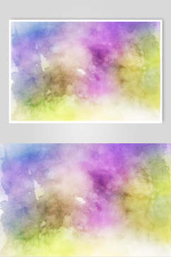 黄色紫色棕色水彩纸质纹理图片