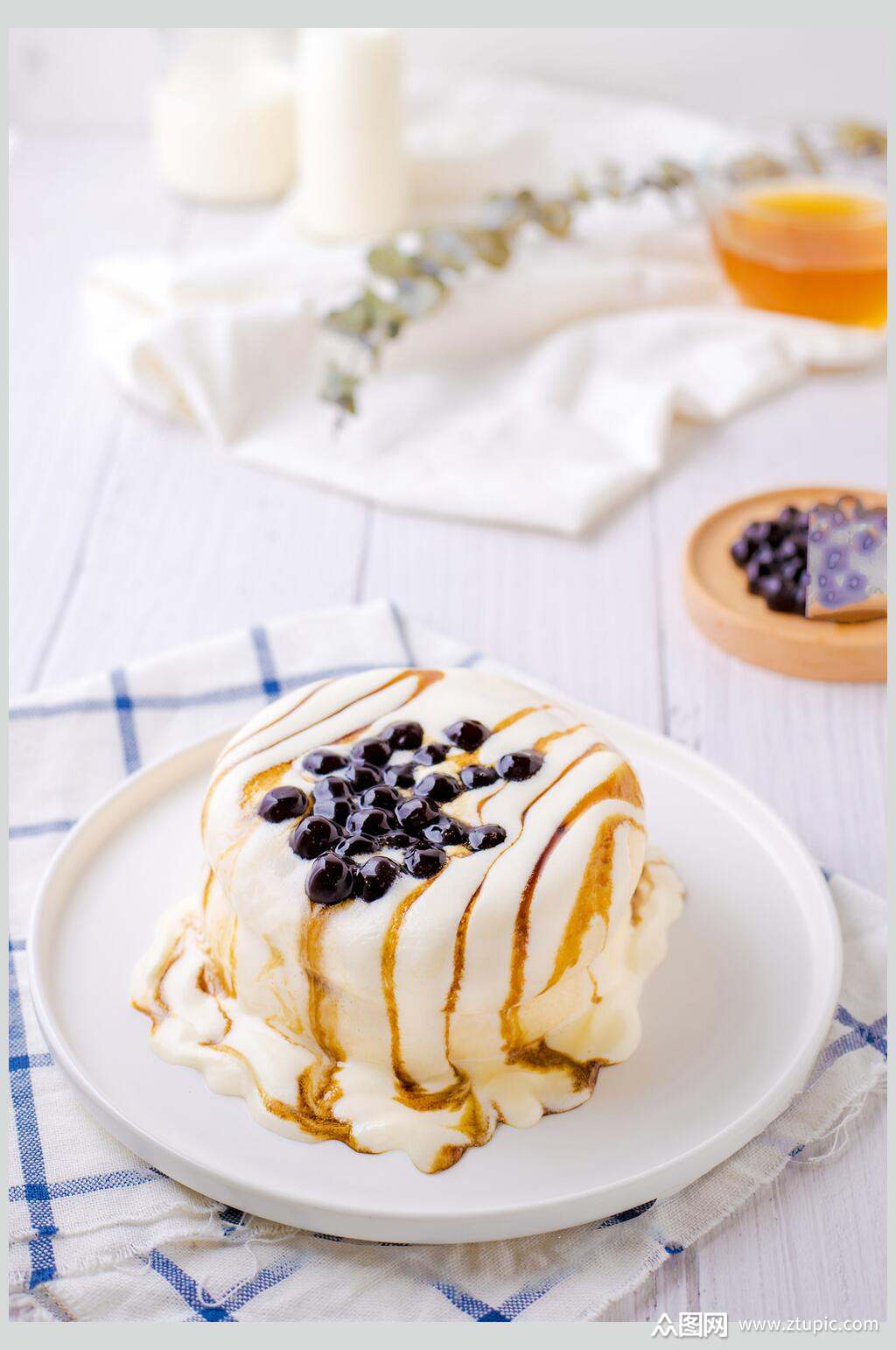 珍珠舒芙蕾图片素材