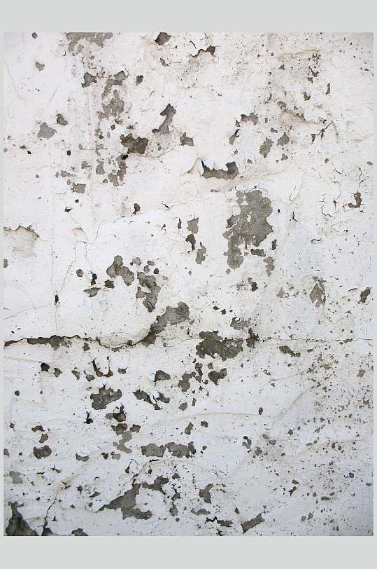 黑白斑驳污渍生锈墙面图片