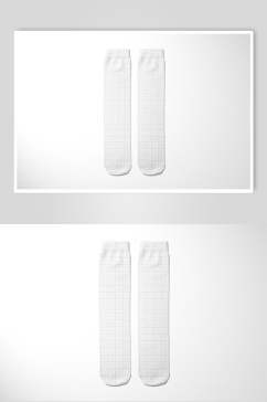 线条灰色清新创意高端长袜样机