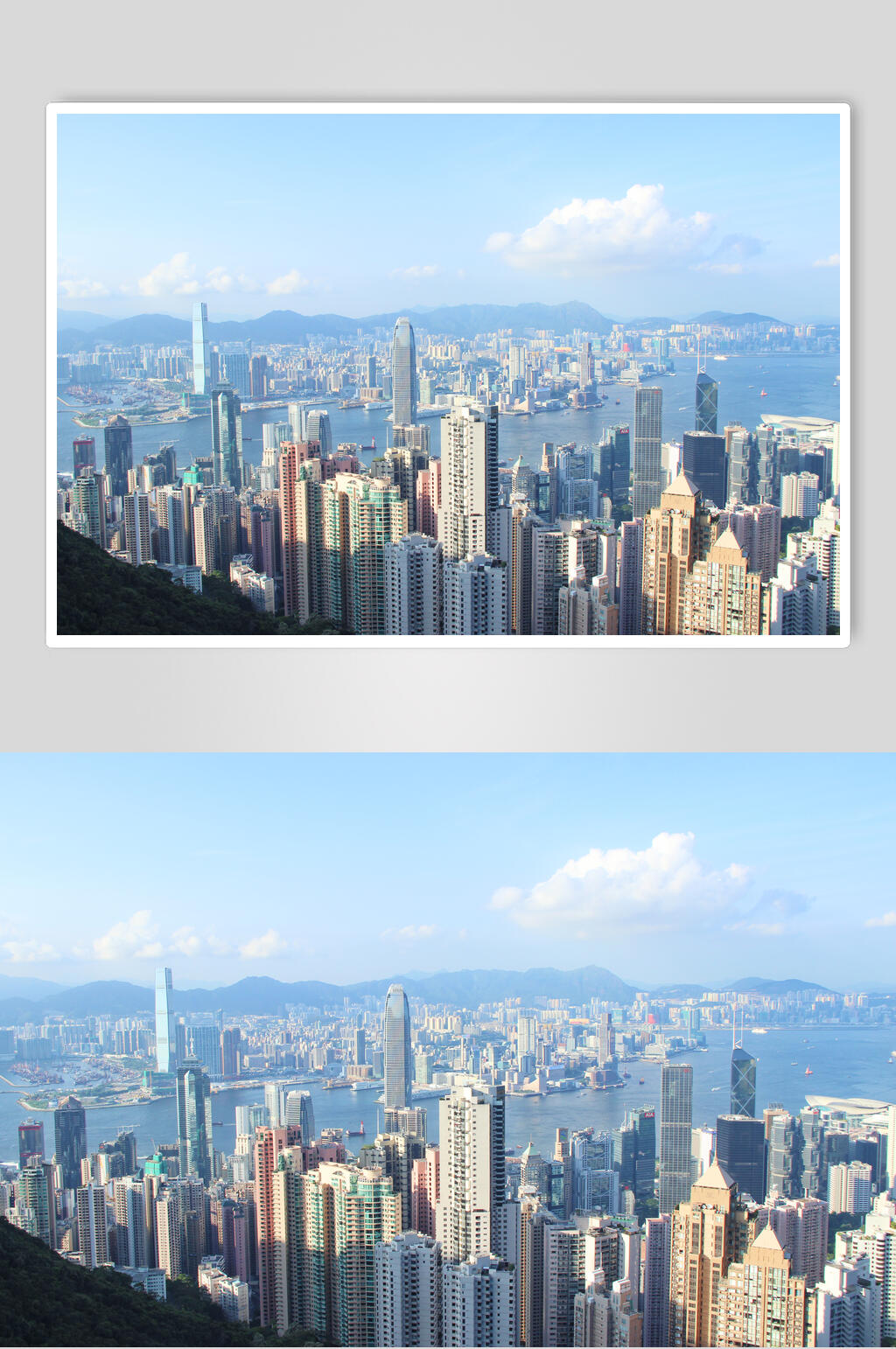 实景维多利亚港口图片素材