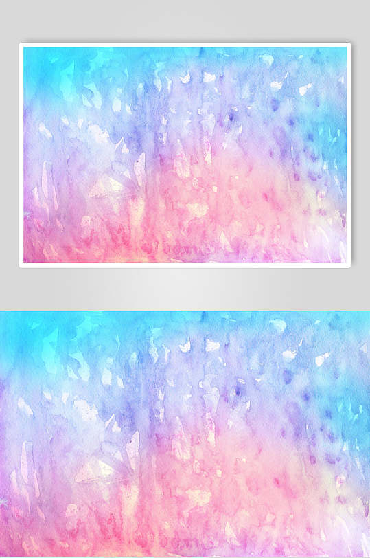 红蓝色水彩纸质纹理图片